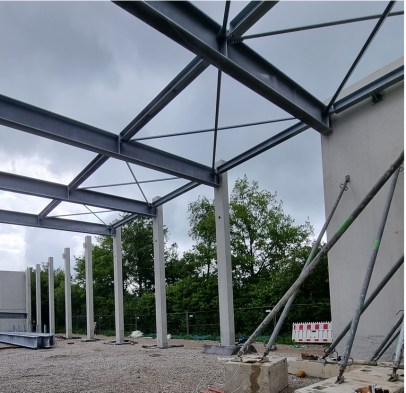 Montage Stahlbau